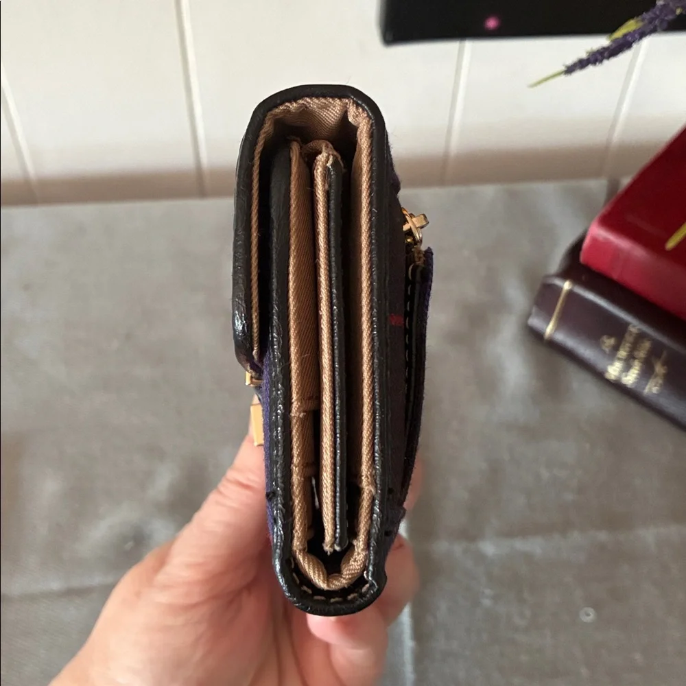 Liz Claiborne Plaid Wallet